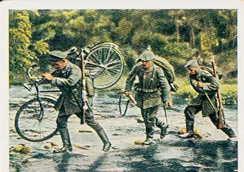 Sammelbild Der Weltkrieg 1914, Die ersten Kämpfe im Westen Nr. 24 In den Vogesen