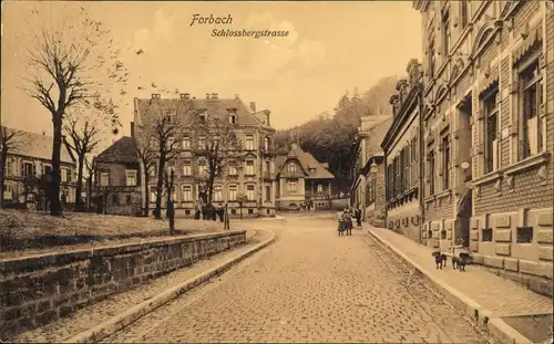 Ak Forbach Moselle Lothringen, Schlossbergstraße