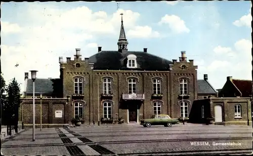 Ak Wessem Limburg Niederlande, Gemeentehuis