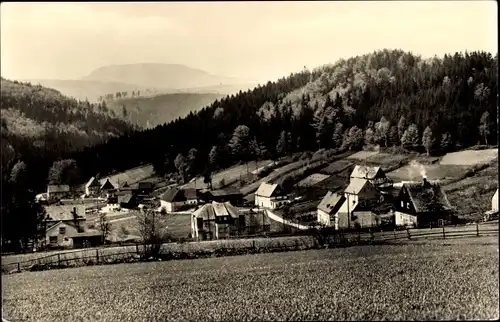 Ak Schindelbach Großrückerswalde im Erzgebirge, Blick auf den Ort