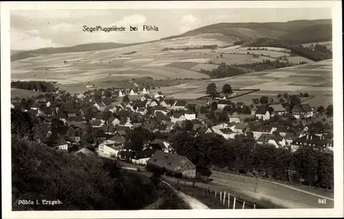 Ak Pöhla Schwarzenberg im Erzgebirge, Gesamtansicht