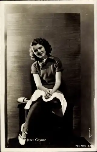 Ak Schauspielerin Janet Gaynor, Portrait