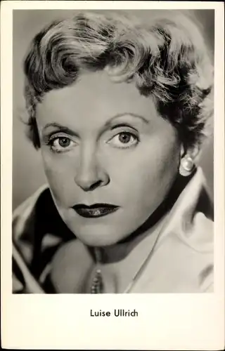 Ak Schauspielerin Luise Ullrich, Portrait