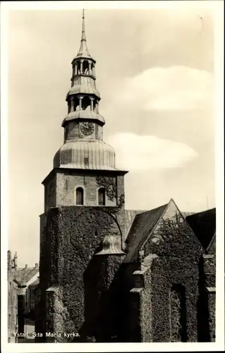 Ak Ystad Schweden, Sta Maria kyrka