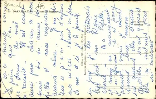 Ak Dakar Senegal, Institut Pasteur