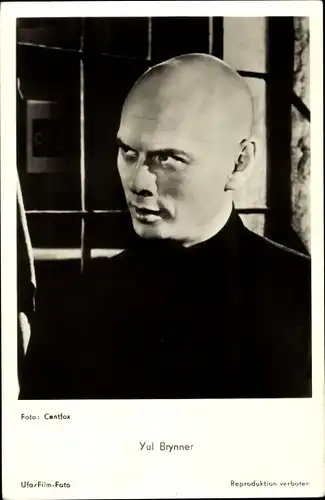 Ak Schauspieler Yul Brynner, Portrait, Anastasia, Ufa Film