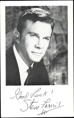 Foto Schauspieler Steve Forest, Portrait, Autogramm