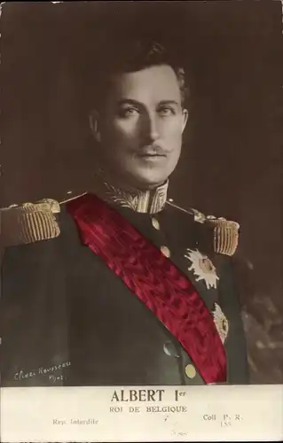 Ak Albert I., Roi de Belgique