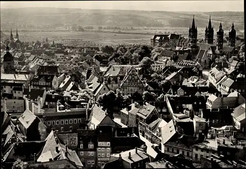 Ak Naumburg an der Saale, Blick vom Stadtturm nach Westen