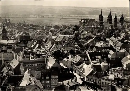 Ak Naumburg an der Saale, Blick vom Stadtturm nach Westen