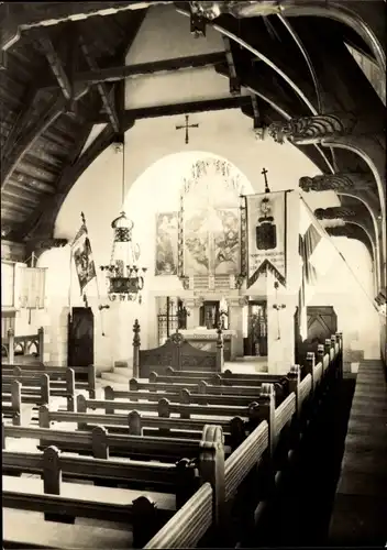 Ak Lützen im Burgenlandkreis, Inneres der Gustav-Adolf-Kapelle, erbaut 1906 bis 1907