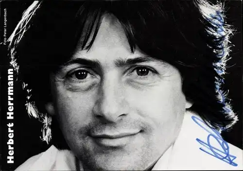Ak Schauspieler Herbert Herrmann, Portrait, Autogramm