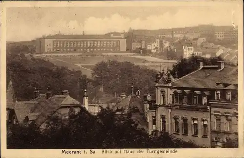 Ak Meerane in Sachsen, Haus der Turngemeide