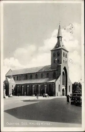 Ak Odense Dänemark, Sct. Knuds Kirke