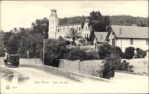 Ak San Remo Ligurien, Villa del Sole