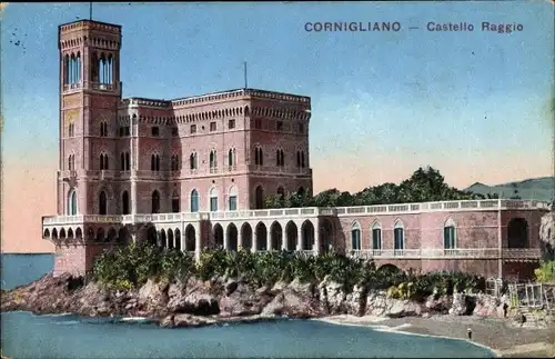 Ak Cornigliano Genova Genua Ligurien, Castello Raggio