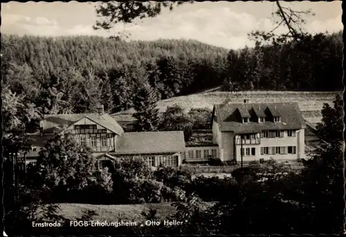 Ak Ernstroda Friedrichroda im Thüringer Wald, FDGB-Erholungsheim Otto Heller