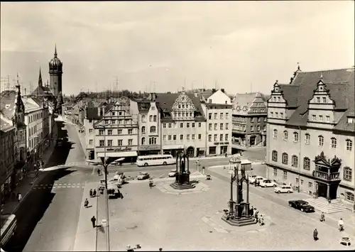 Ak Lutherstadt Wittenberg, Marktplatz