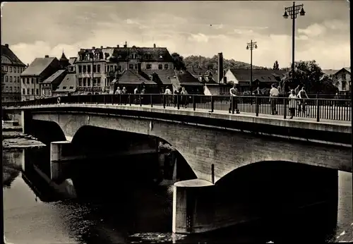 Ak Weißenfels an der Saale, Brücke des Friedens