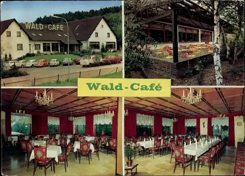 Ak Holzlar Bonn am Rhein, Hotel-Restaurant Wald-Cafe, Inneres