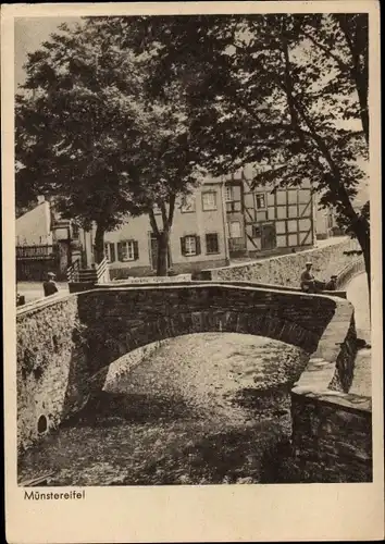 Ak Bad Münstereifel in Nordrhein Westfalen, Brücke