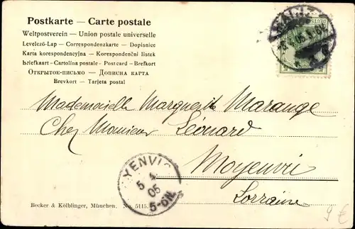 Ak Mainz am Rhein, Christus-Kirche, Schillerdenkmal, Eisenbahnbrücke