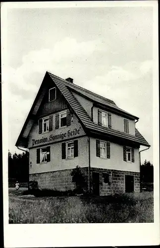 Ak Kniebis Freudenstadt im Schwarzwald, Pension Sonnige Heide