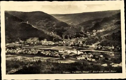 Ak Traben Trarbach an der Mosel, Blick vom Mont Royal