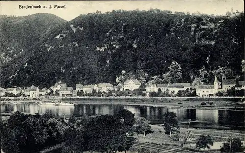 Ak Brodenbach an der Mosel, Gesamtansicht