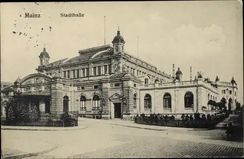 Ak Mainz am Rhein, Stadthalle