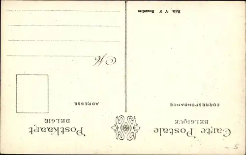 Ak Brüssel, Weltausstellung 1910, Ave des Concessions