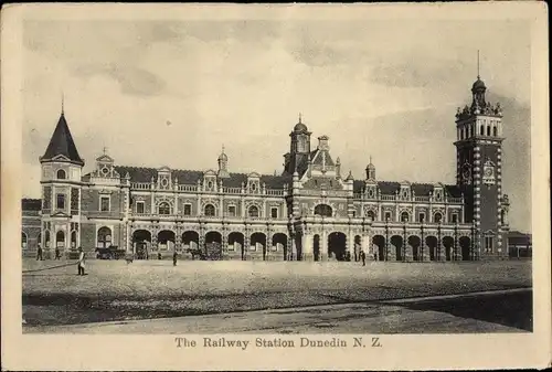 Ak Dunedin Neuseeland, The Railway Station