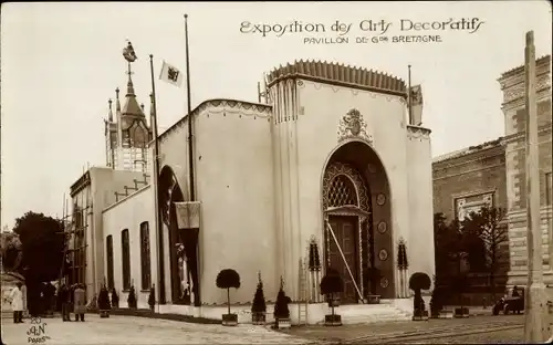 Ak Paris, Exposition des Arts Décoratifs 1925, Pavillon de Grand Bretagne