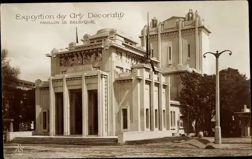 Ak Paris, Expo des Arts Décoratifs 1925, Pavillon de Belgique