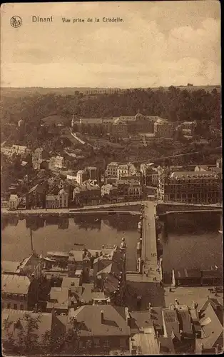 Ak Dinant Wallonien Namur, Vue prise de la Citadelle