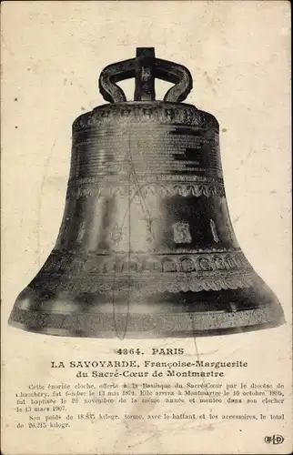Ak Paris XVIII Montmartre, La Savoyarde du Basilica Sacré-Cœur