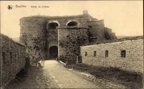 Ak Bouillon Wallonien Luxemburg, Entrée du Chateau