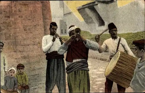 Ak Saloniki Thessaloniki Griechenland, Musicisti ambulanti