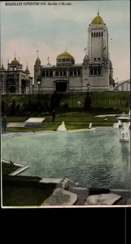 Ak Brüssel Weltausstellung 1910, Pavillon d'Herstal