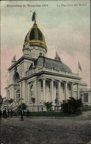 Ak Brüssel, Weltausstellung 1910, Pavillon de Brésil