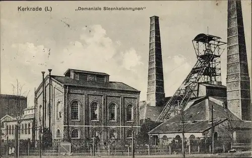 Ak Kerkrade Limburg Niederlande, Domaniale Steenkolenmijnen