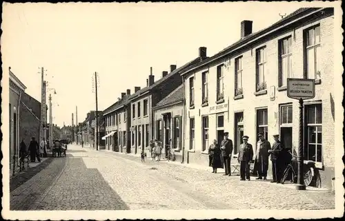 Ak Baarle Hertog Flandern Antwerpen, Molenstraat, Grens, Grenze Niederlande Belgien