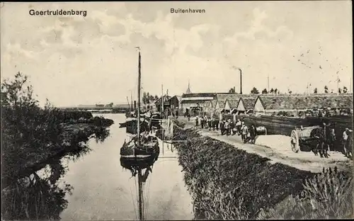 Ak Geertruidenberg Nordbrabant Niederlande, Buitenhaven