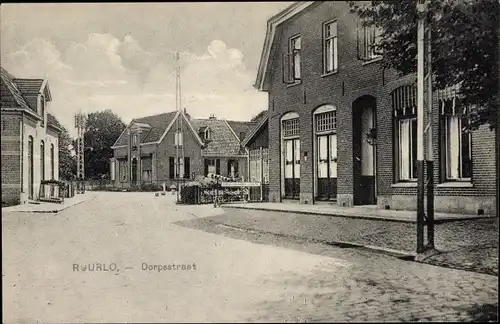 Ak Ruurlo Gelderland, Dorpsstraat