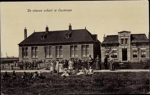 Ak Oosterzee Friesland Niederlande, De nieuwe school