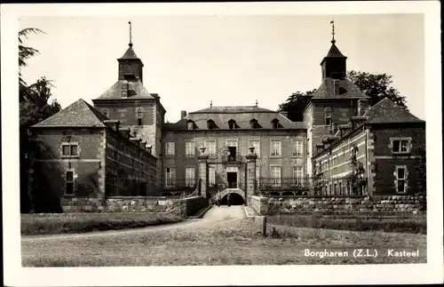 Ak Borgharen Limburg Niederlande, Kasteel