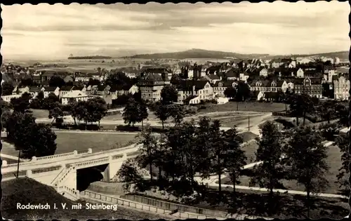 Ak Rodewisch im Vogtland Sachsen, Steinberg, Panoramaansicht