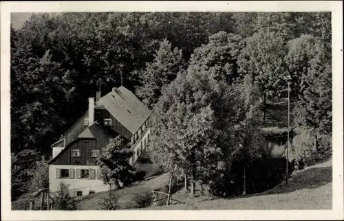 Ak Ansprung Marienberg im Erzgebirge, Heim der Landeskirchlichen Gemeinschaft