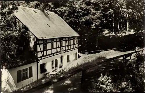 Ak Ansprung Marienberg im Erzgebirge, Erholungsheim Hüttstadtmühle