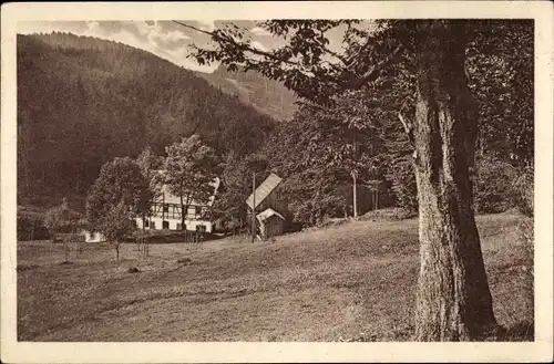 Ak Ansprung Marienberg im Erzgebirge Sachsen, Hüttstadtmühle